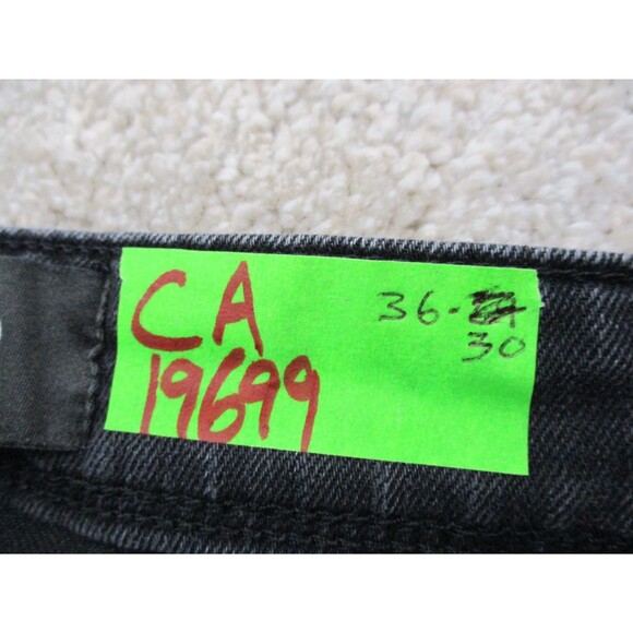 DU/ER Jeans Mens 36 Black Charcoal L2X Slim Fit Stretch Denim Casual Duer 36x30 - Picture 6 of 13